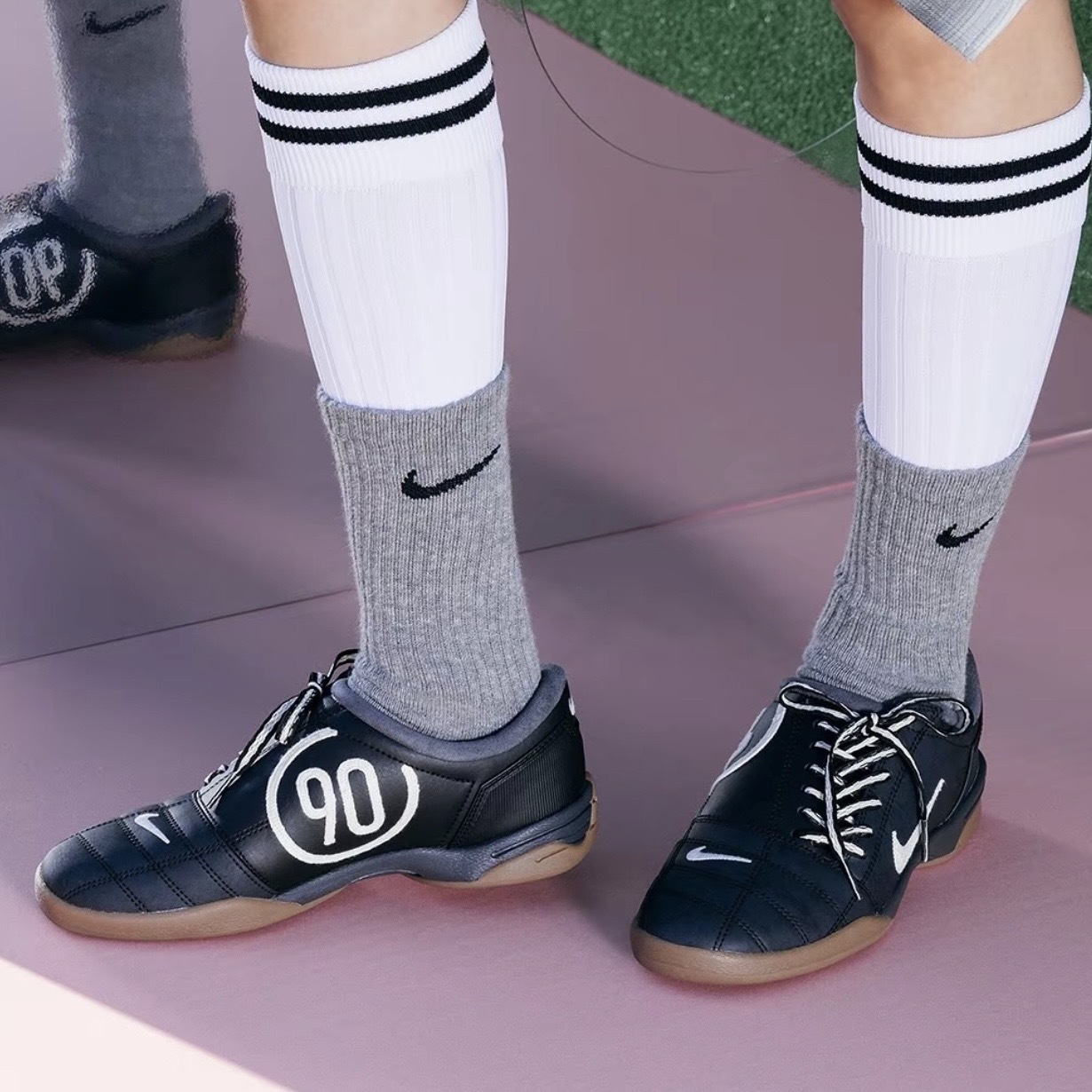 NIKE TOTAL 90 III SP W 黑 焦糖底 復古風 足球 IH2314-002