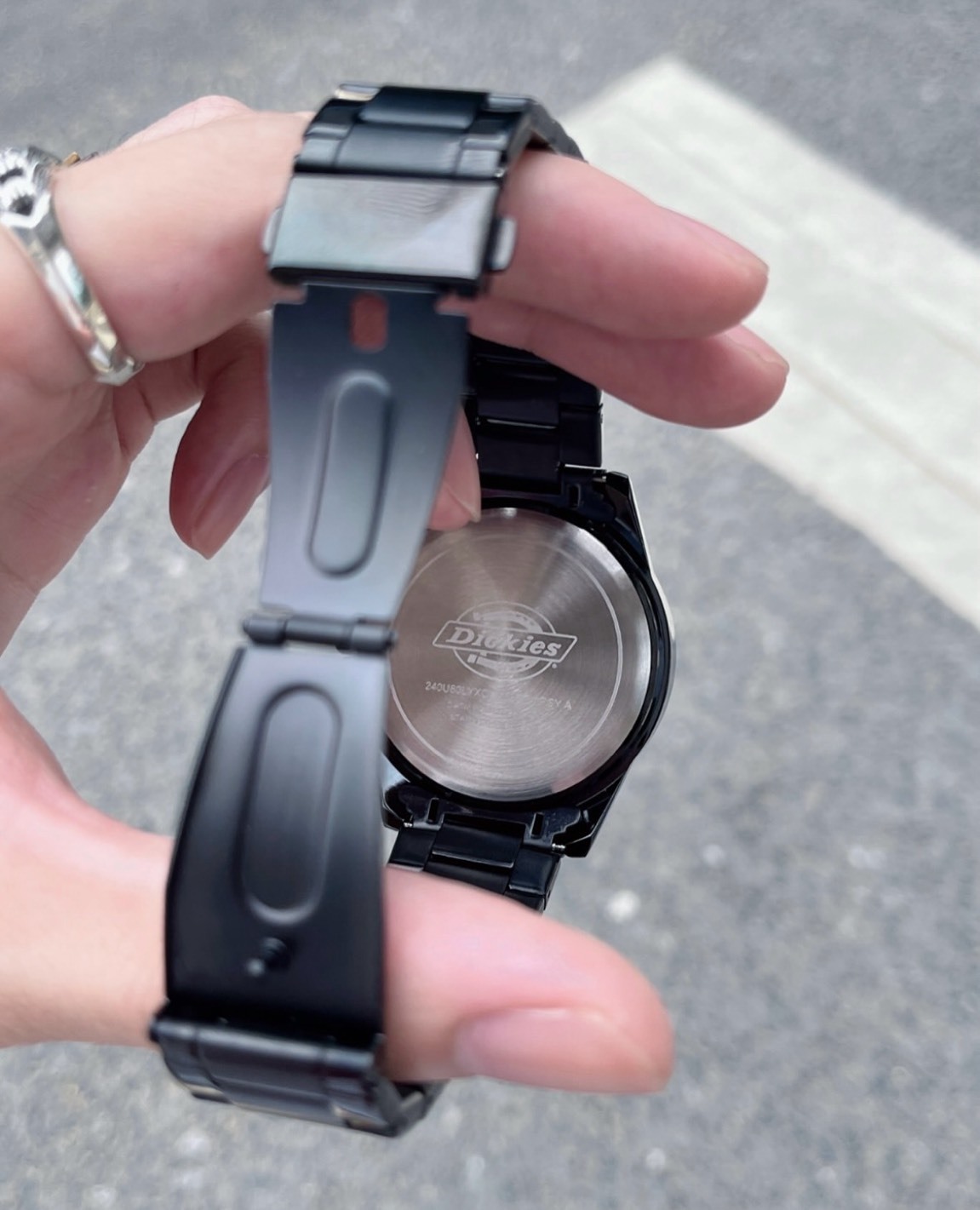DICKIES 銀河系列 石英機芯 三眼 鋼錶帶 手錶