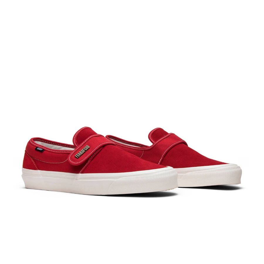 Fear of God x Vans Slip-On 47 DX Red 紅色 魔鬼沾 懶人鞋 VN0A3J9FPQT