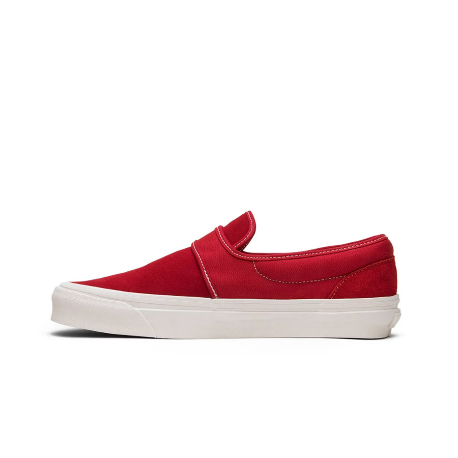 Fear of God x Vans Slip-On 47 DX Red 紅色 魔鬼沾 懶人鞋 VN0A3J9FPQT