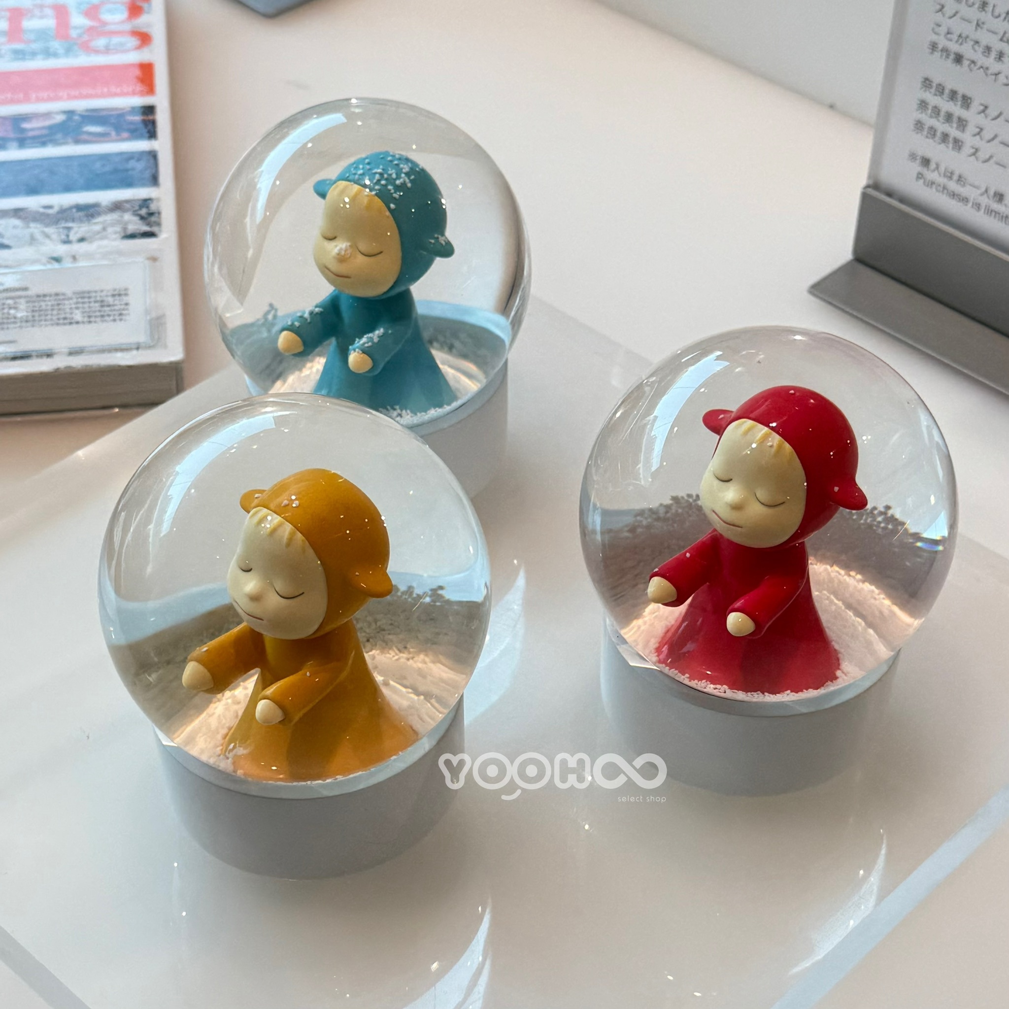 奈良美智 スノードーム Little Wanderer ブルー 2025 MoMA Design