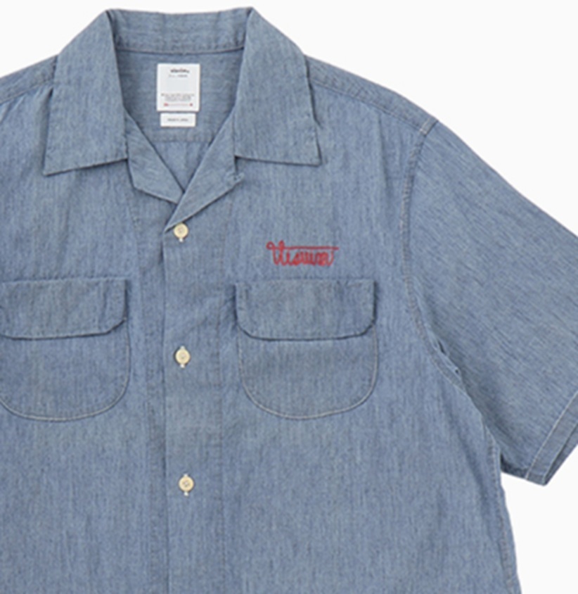 VISVIM 2025 S/S KEESEY CHAMBRAY S/S (C/SI) - PRE ORDER ITEM (預訂中)