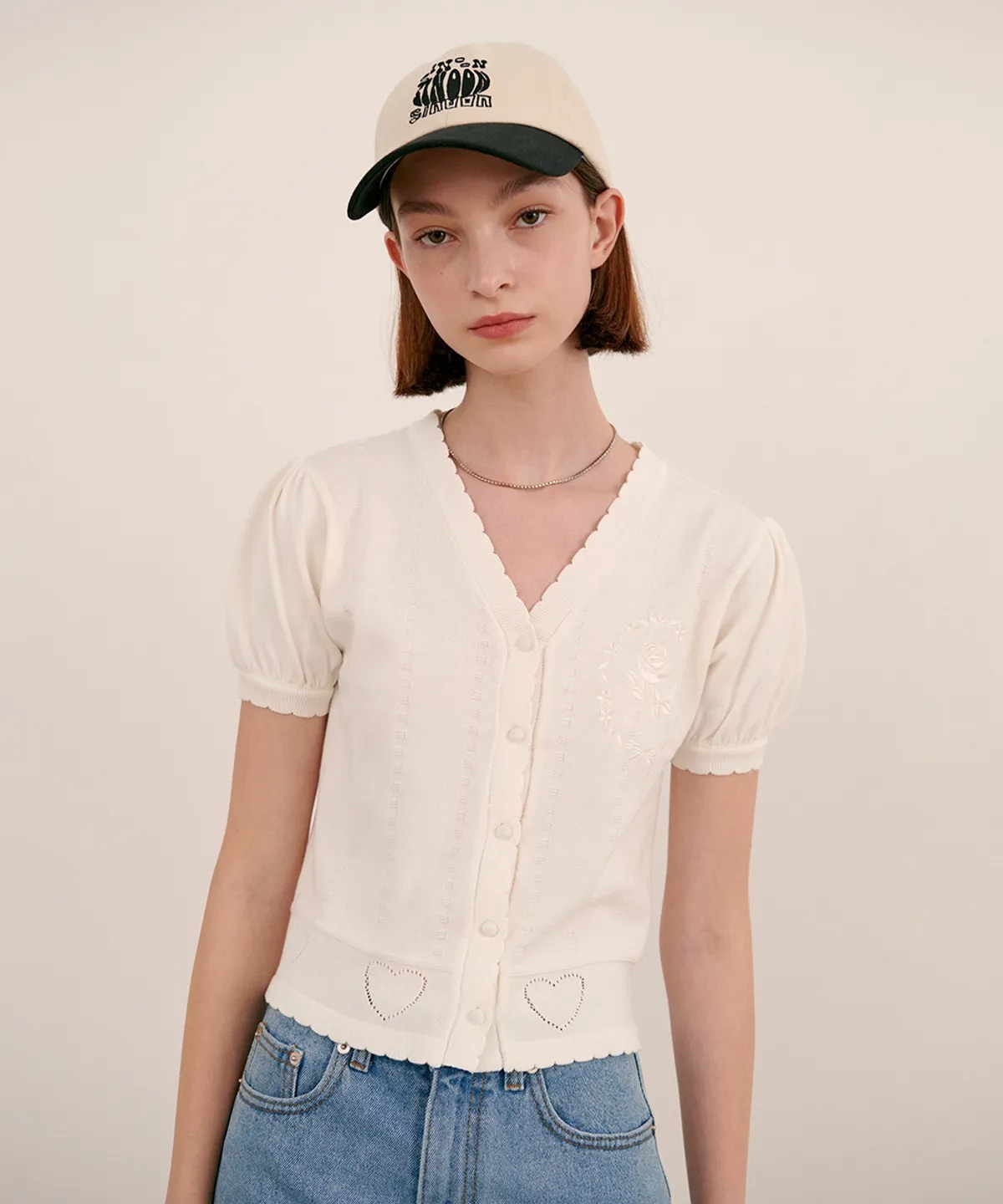 Sinoon SCALLOP CARDIGAN