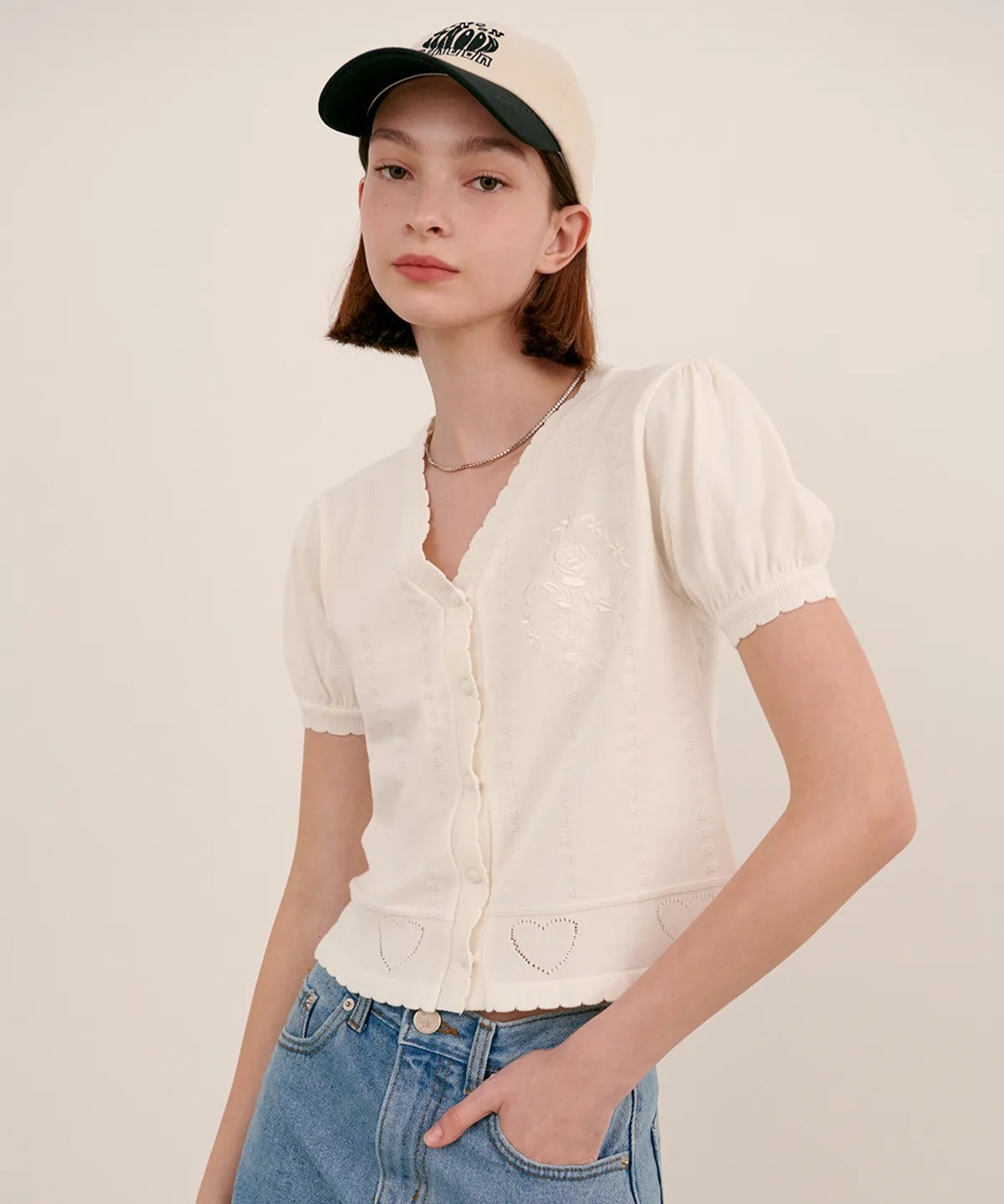 Sinoon SCALLOP CARDIGAN