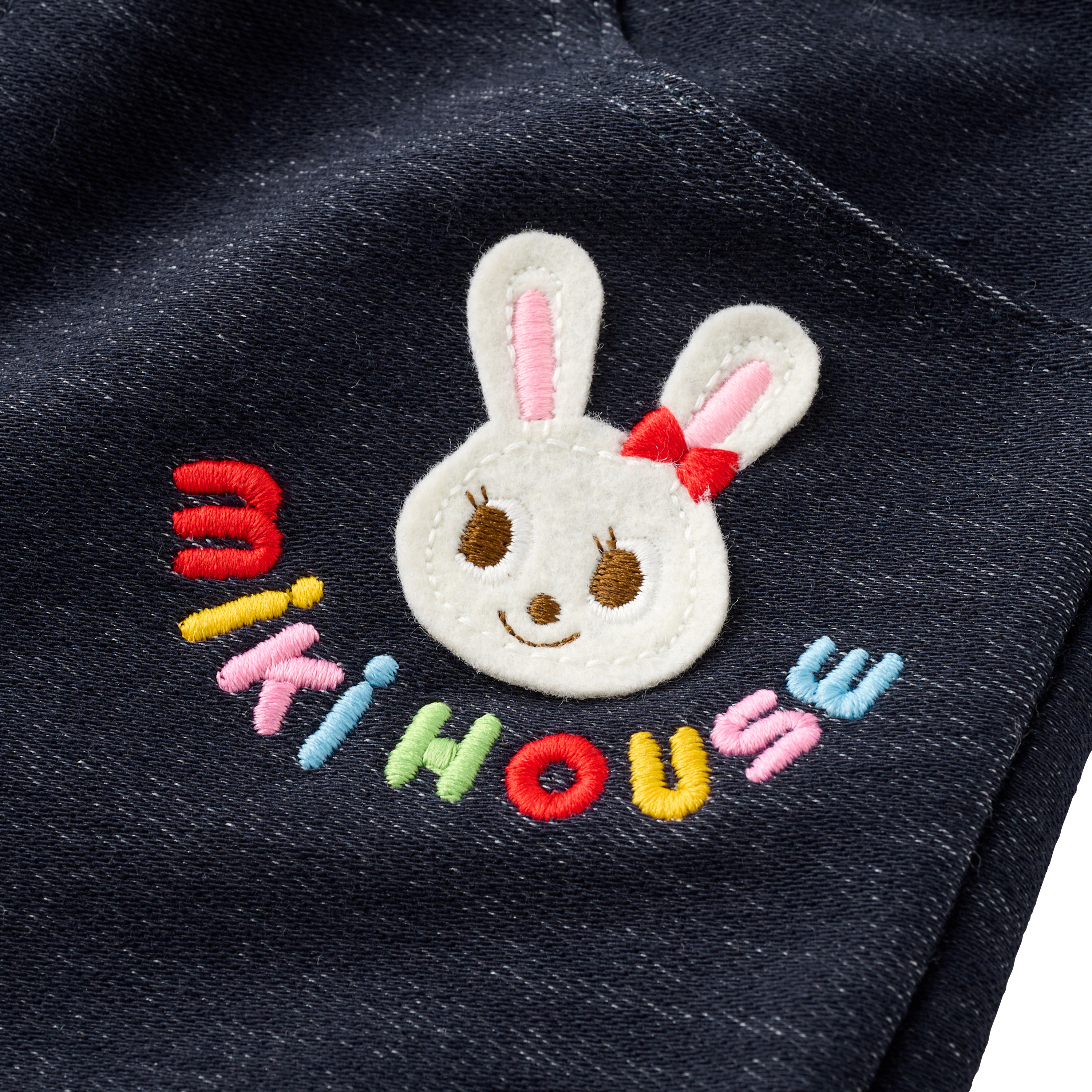 Miki House  小兔牛仔彈力長褲