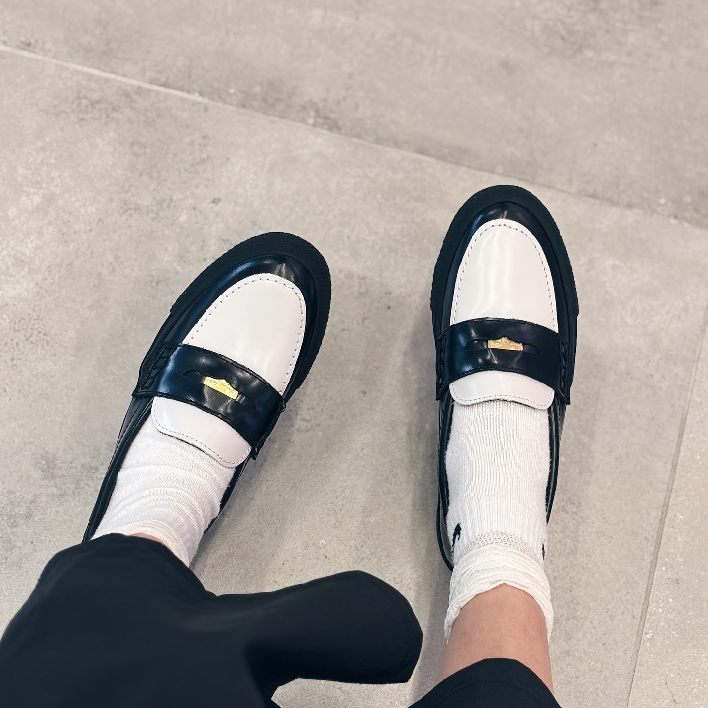 Converse All Star Coinloafe 日本限定 黑白 皮革 錢幣 男女 樂福鞋 31315090