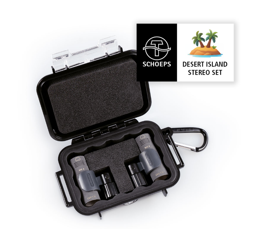 Schoeps microphone amplifiers Desert Island Stereo Set