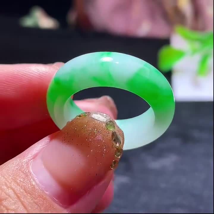 翡翠裸石指環 (內徑 18mm),天然翡翠A玉, 緬甸玉, Jade, Jadeite