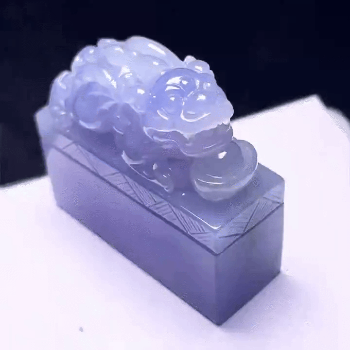 62434 翡翠貔貅印章吊墜