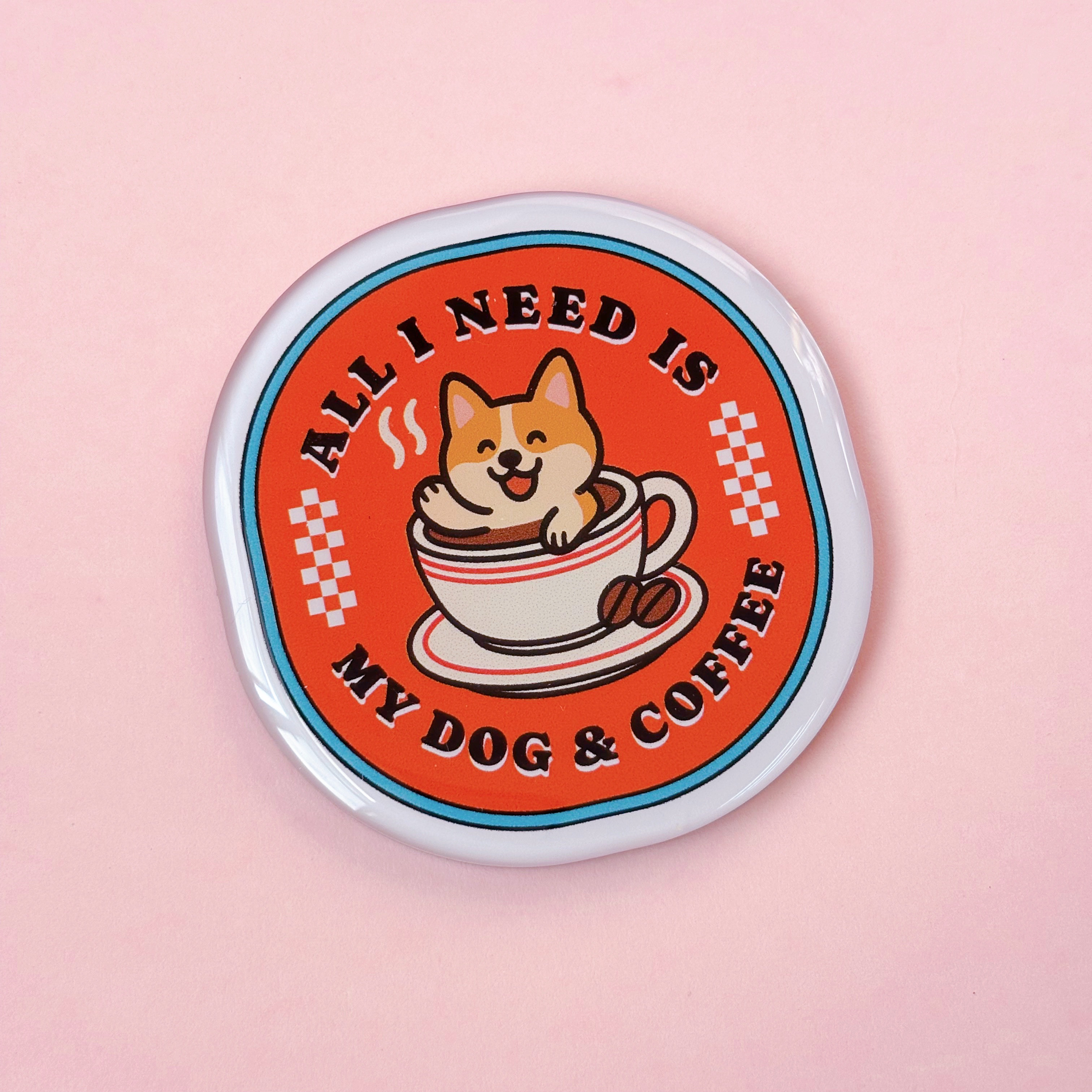 汪喵香港遊系列 | 貓咪/狗狗 × 咖啡 × 慢活 磁石貼/ 冰箱貼