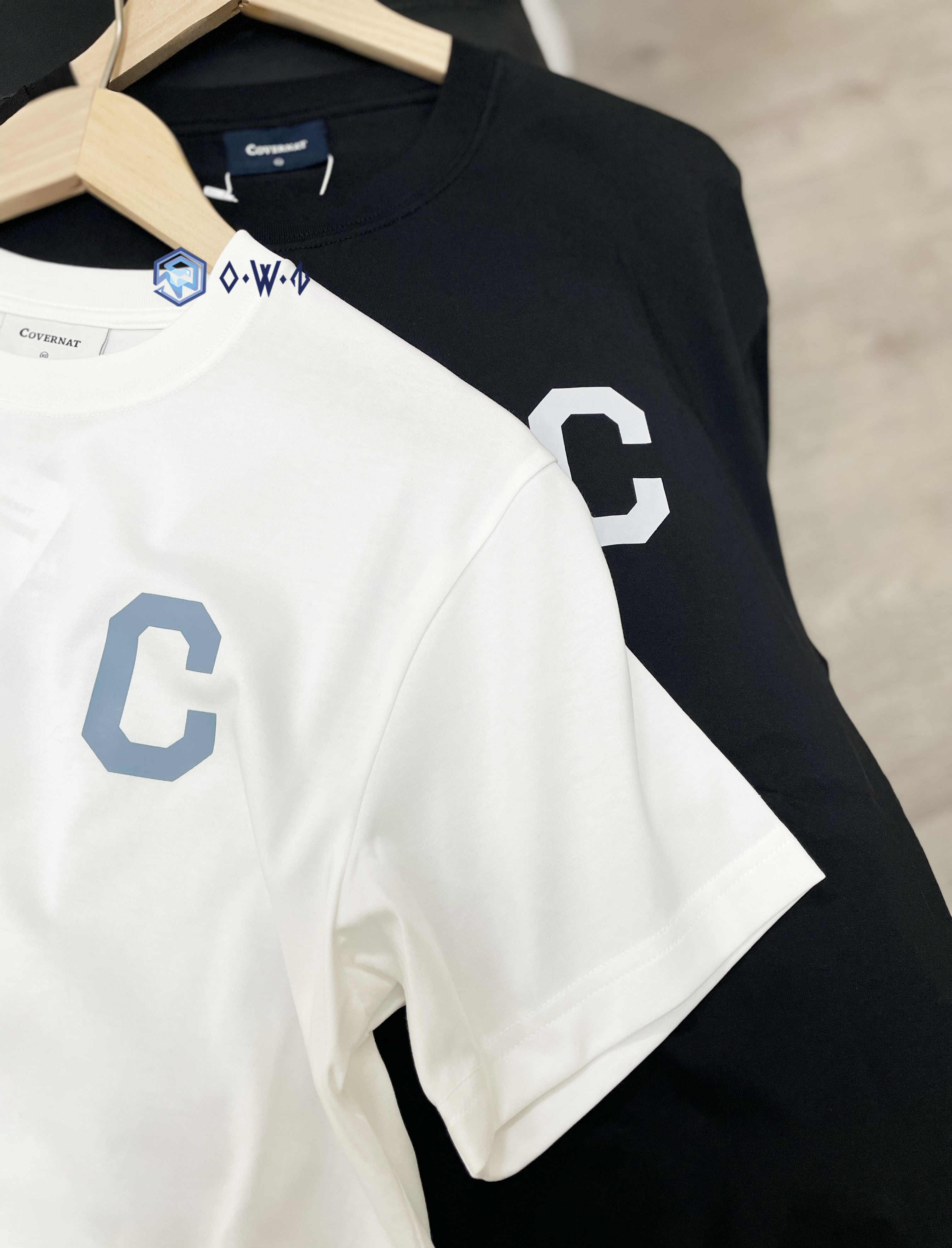 【OWN】Covernat 短袖上衣 大C 涼感 最新款 2025SS 不分男女 黑色 白色