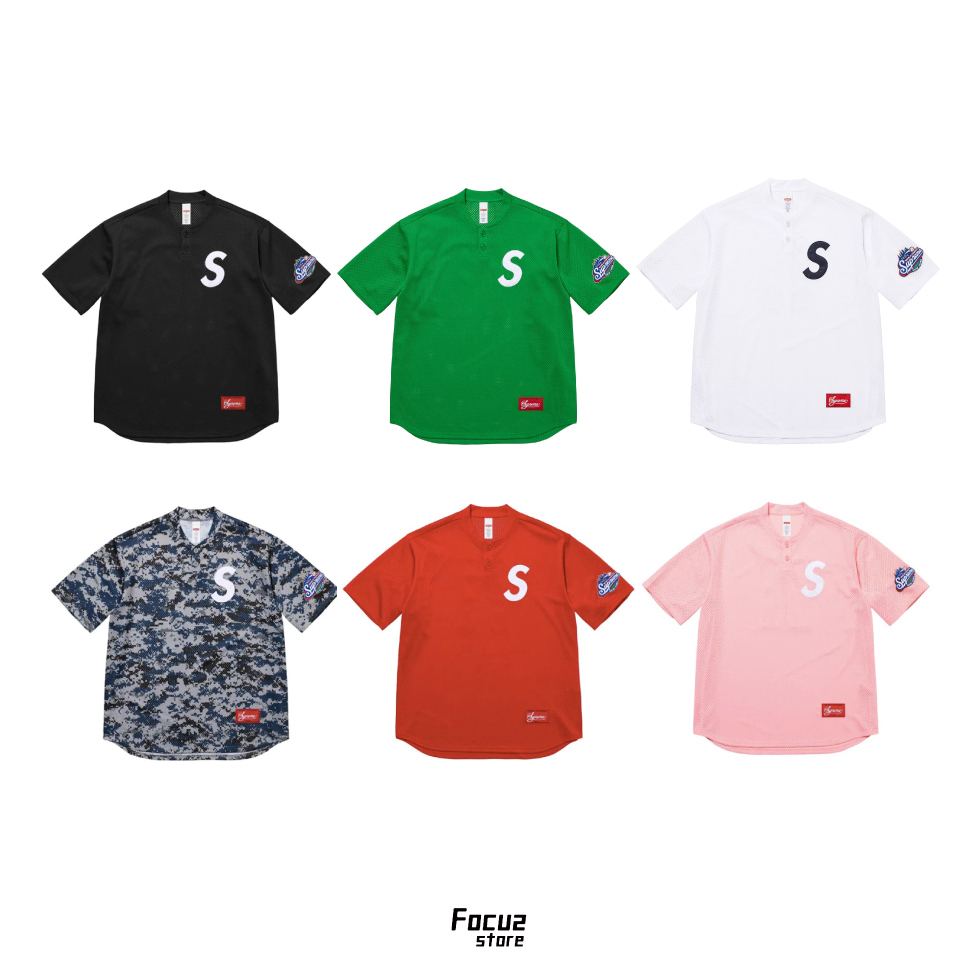 【Focus Store】現貨秒發 Supreme SS25 Week15 S Logo Baseball Henley 半開襟球衣 六色