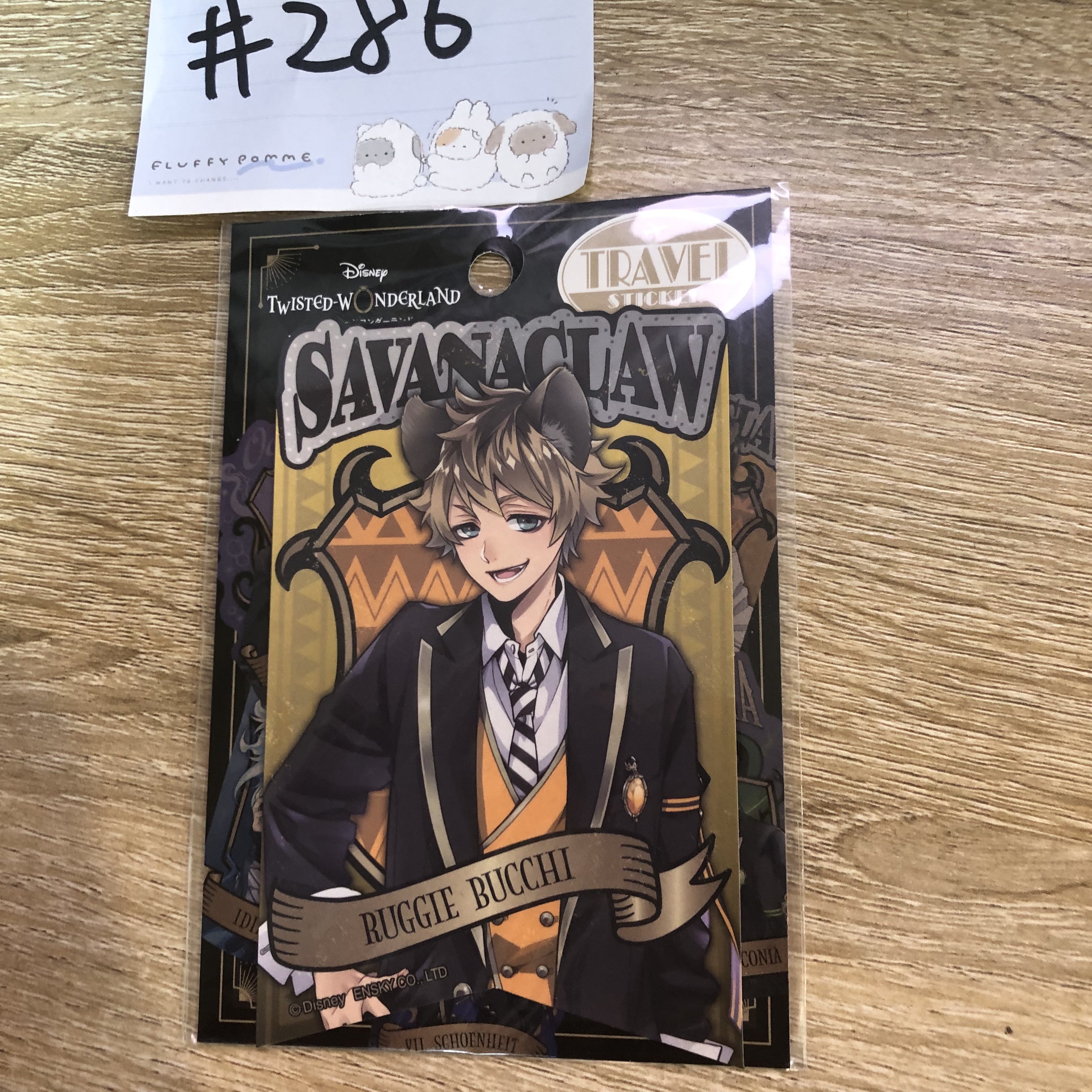 TWST  RUGGIE 貼紙#286