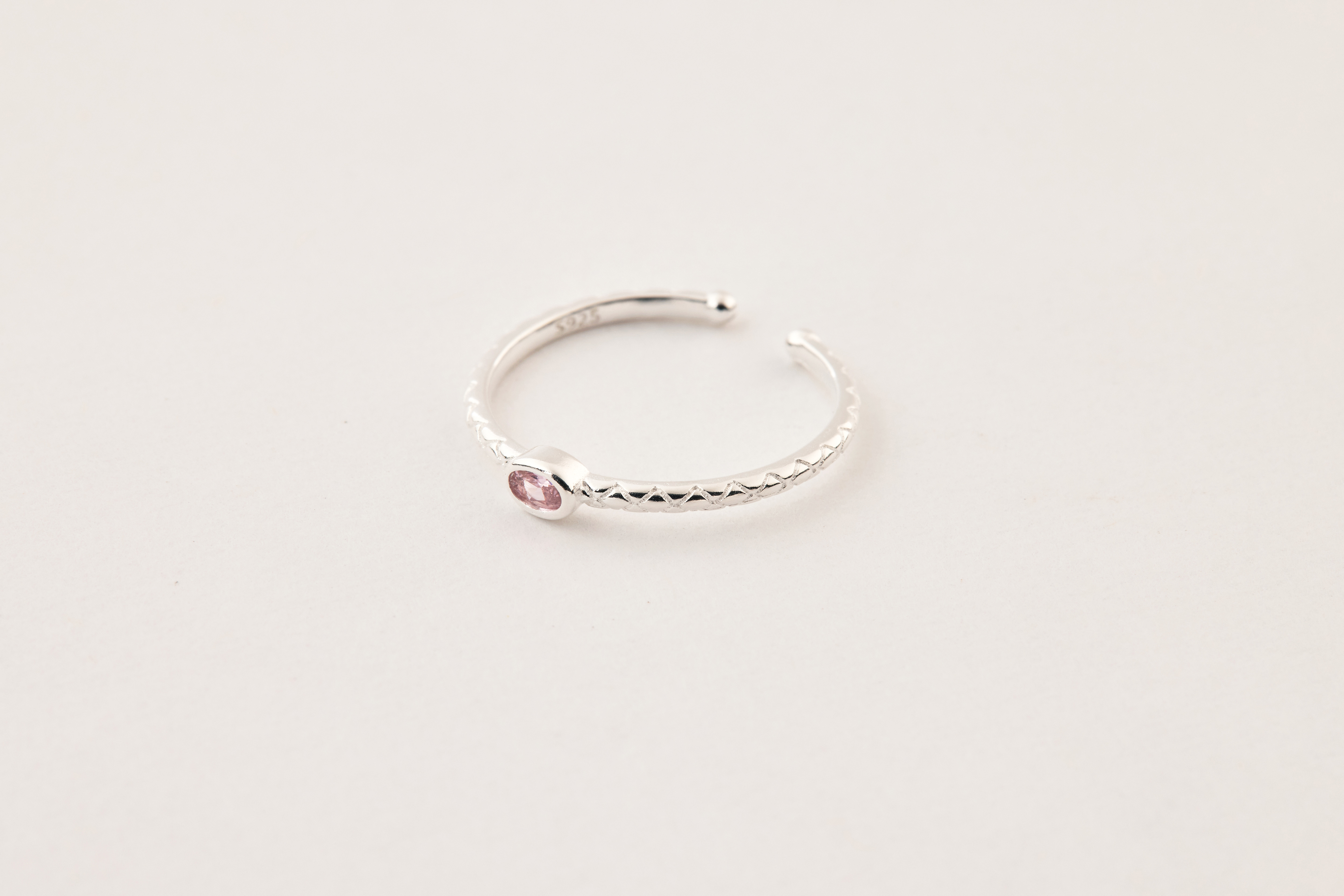 R1139 | 純銀鋯石戒指