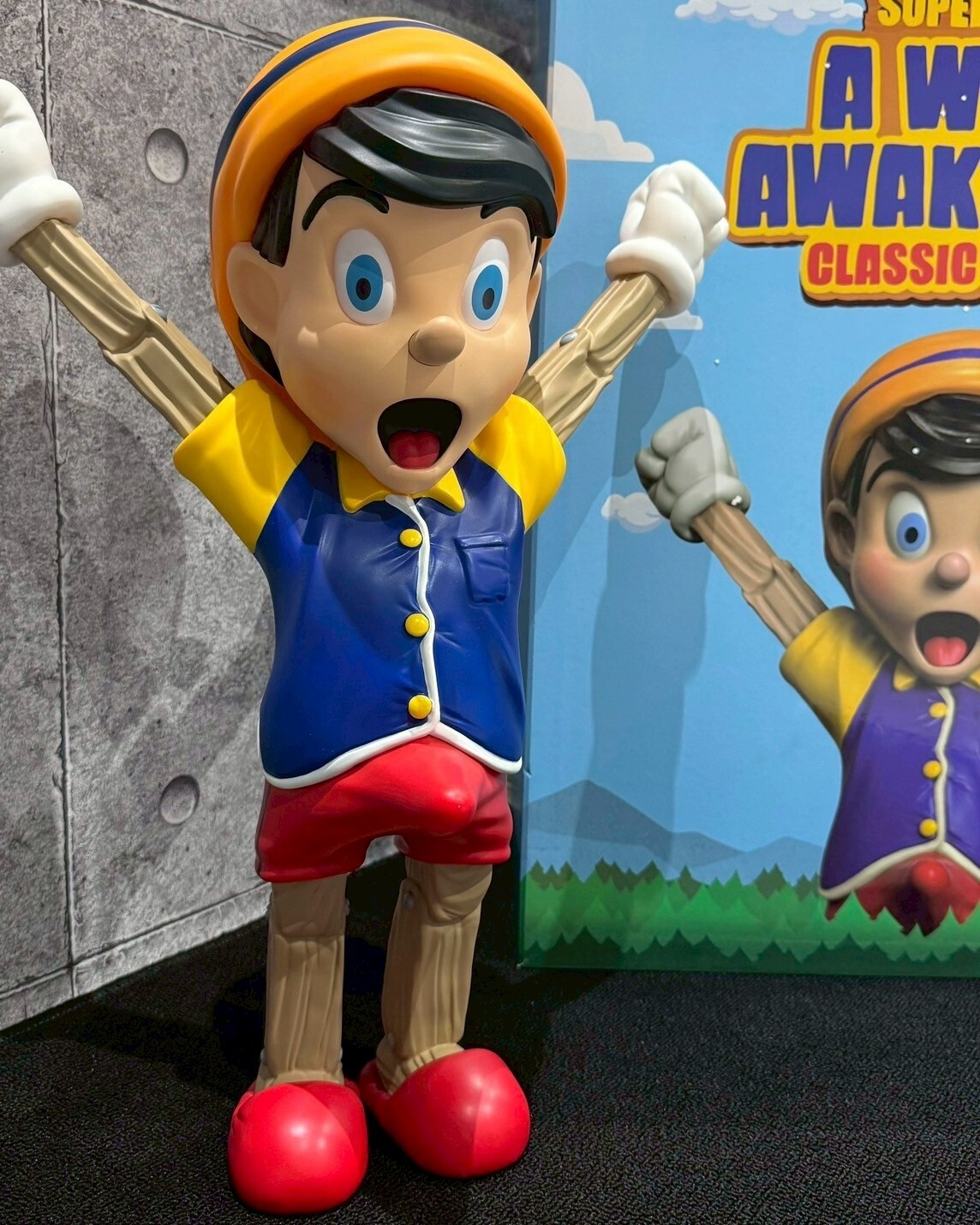 Mighty Jaxx 稀少大款50cm 晨勃小木偶 皮諾丘