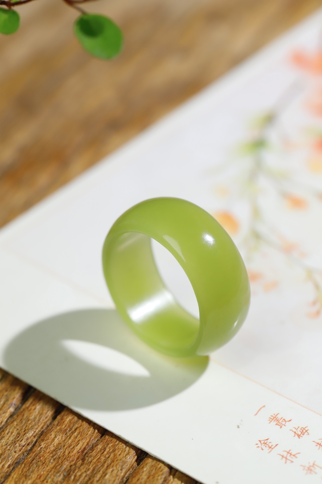 6215 和田玉若羌黃口扳指 (內徑 20mm)