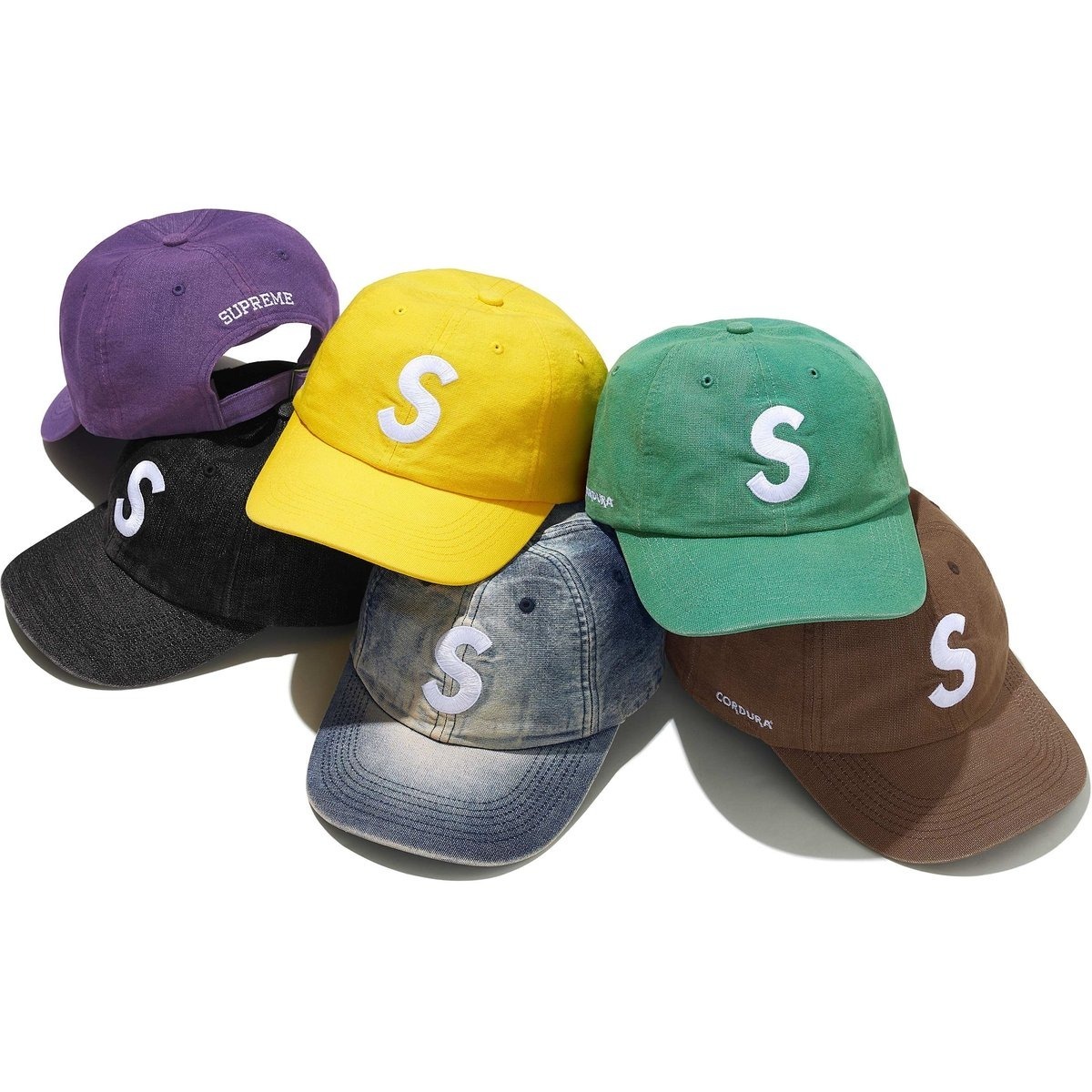 2025SS SUPREME CORDURA DENIM S LOGO 6 PANEL 老帽 S LOGO 棒球帽 現貨