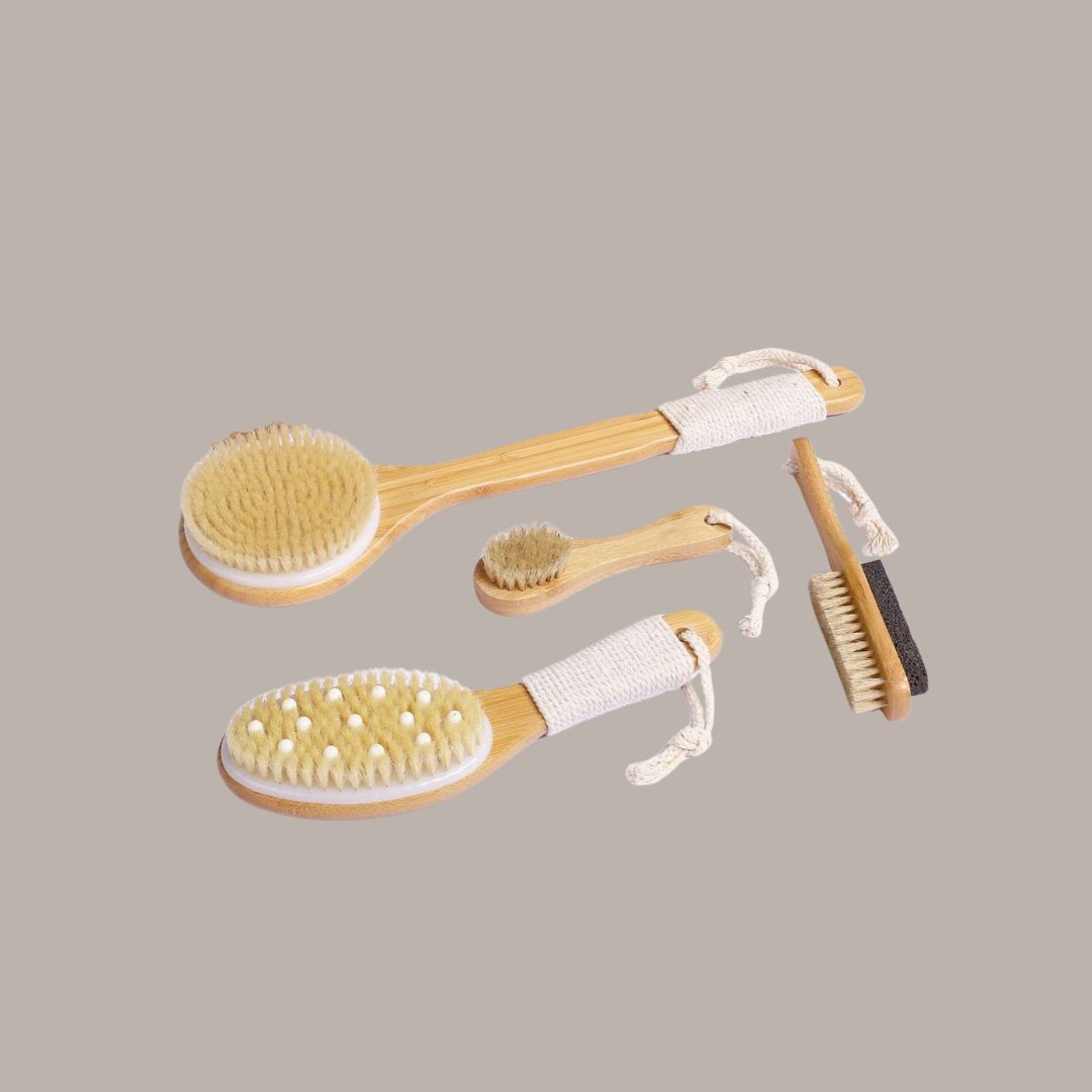 身體去角質刷4件組