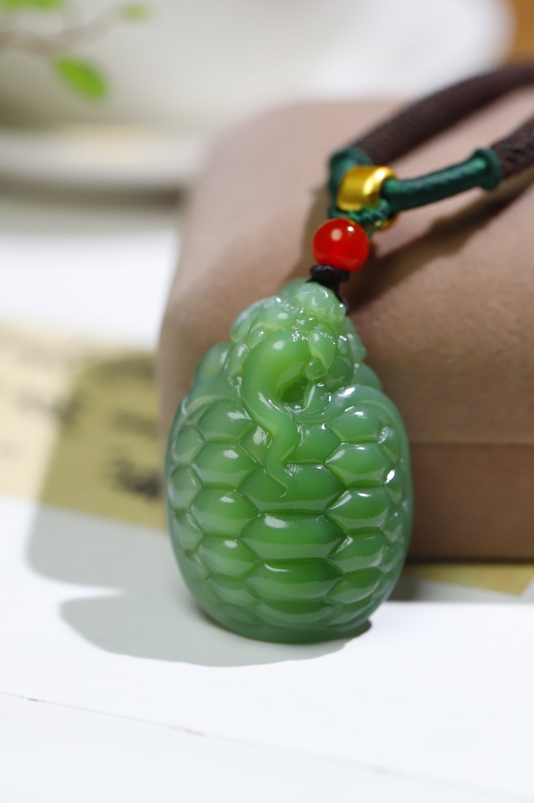 和田玉碧玉富貴龍龜,天然和田玉軟玉