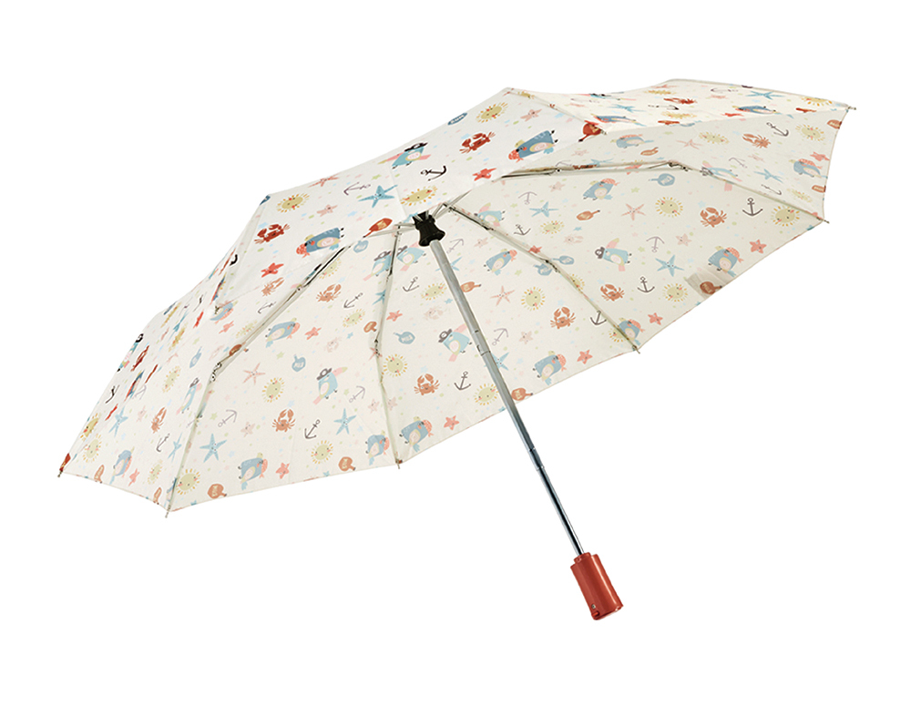 RAINSTORY海盜鸚鵡抗UV個人自動傘