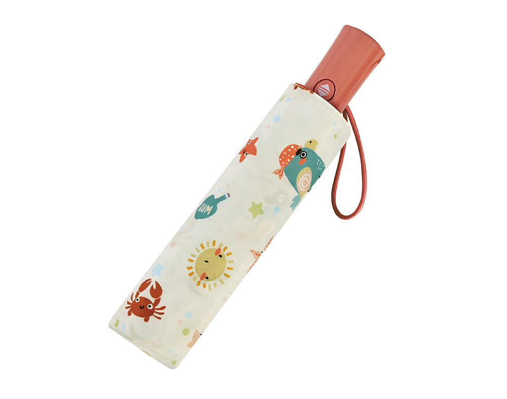 RAINSTORY海盜鸚鵡抗UV個人自動傘