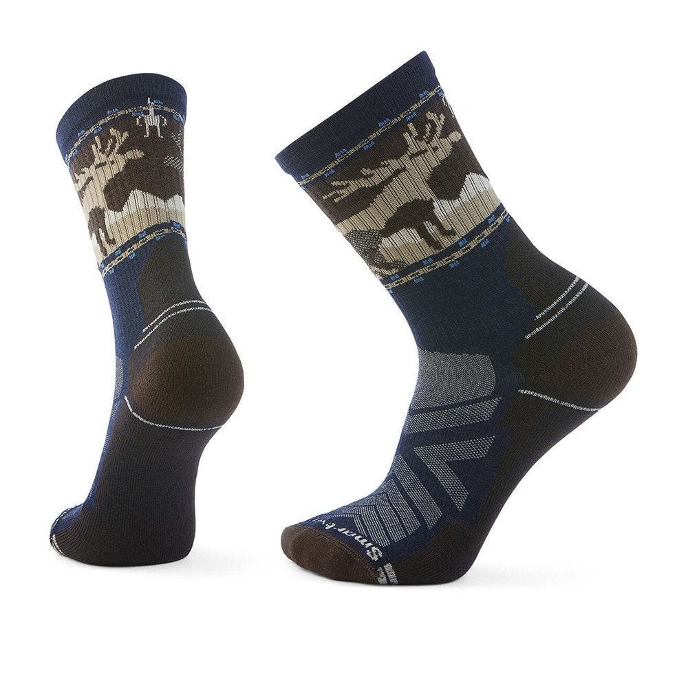 【Smartwool】機能戶外全輕量減震中長襪-Moose 深海軍藍、軍風橄綠