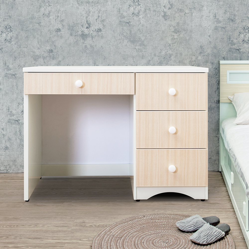 南亞塑鋼-3.4尺四抽塑鋼書桌/工作桌