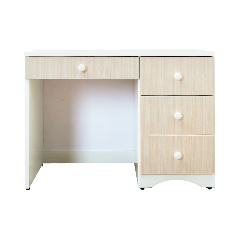 南亞塑鋼-3.4尺四抽塑鋼書桌/工作桌