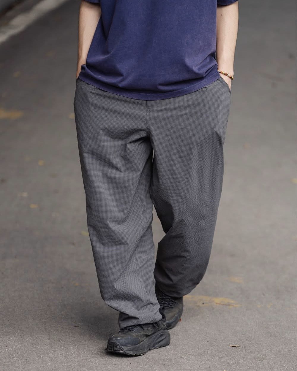 #預購 BTB 25SS 薄款 索羅娜 泡泡紗 3M吸濕排汗 速乾 抽繩 微錐型長褲 兩色