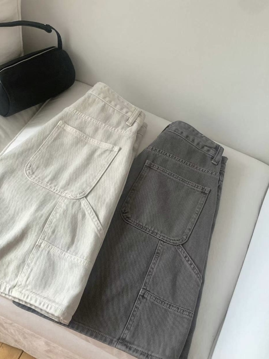 #228N468 比夏天更summer 的四分牛仔中褲