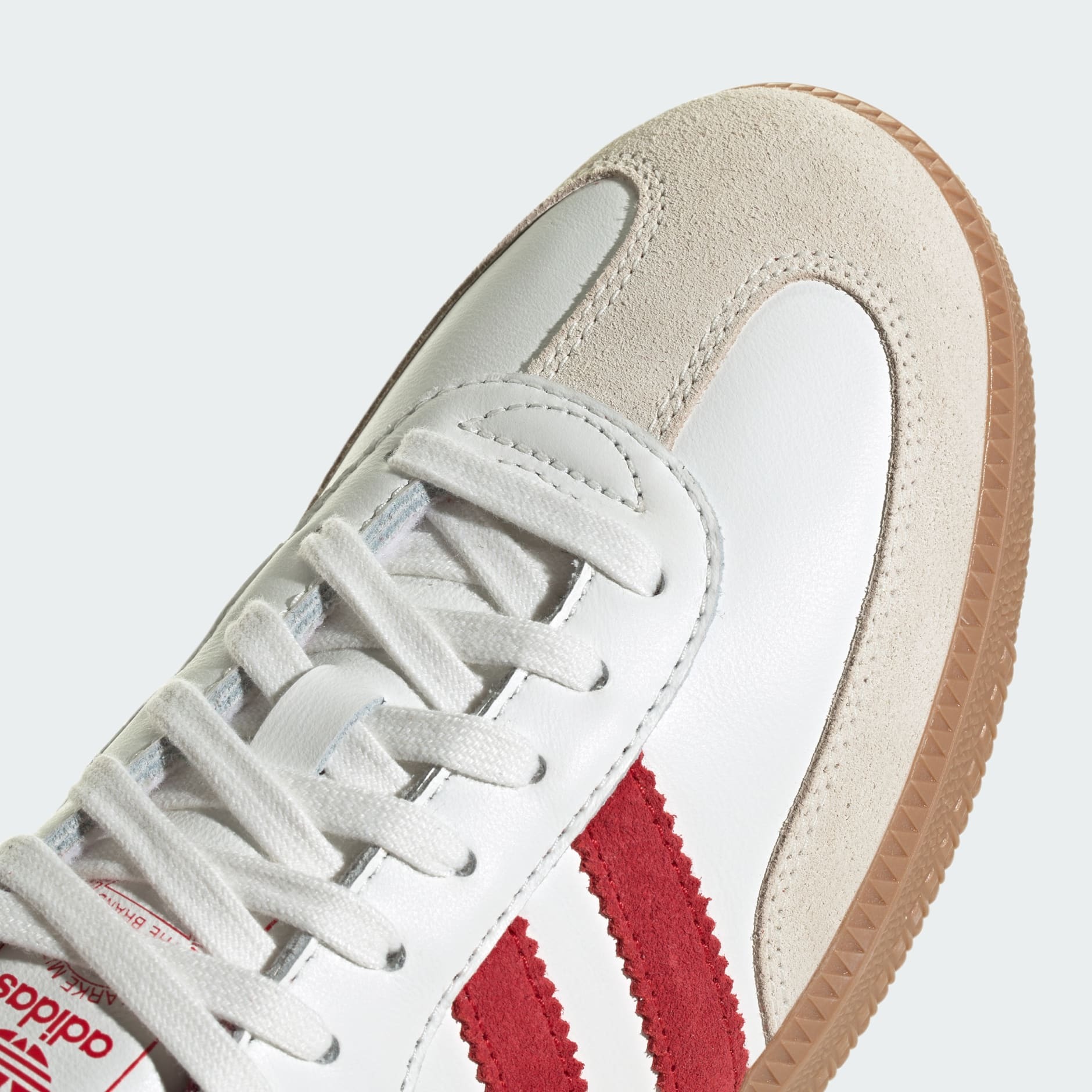 スニーカー adidas Samba OG White Red JI3201 adidas Samba OG Shoes - White | Free Shipping with adiClub