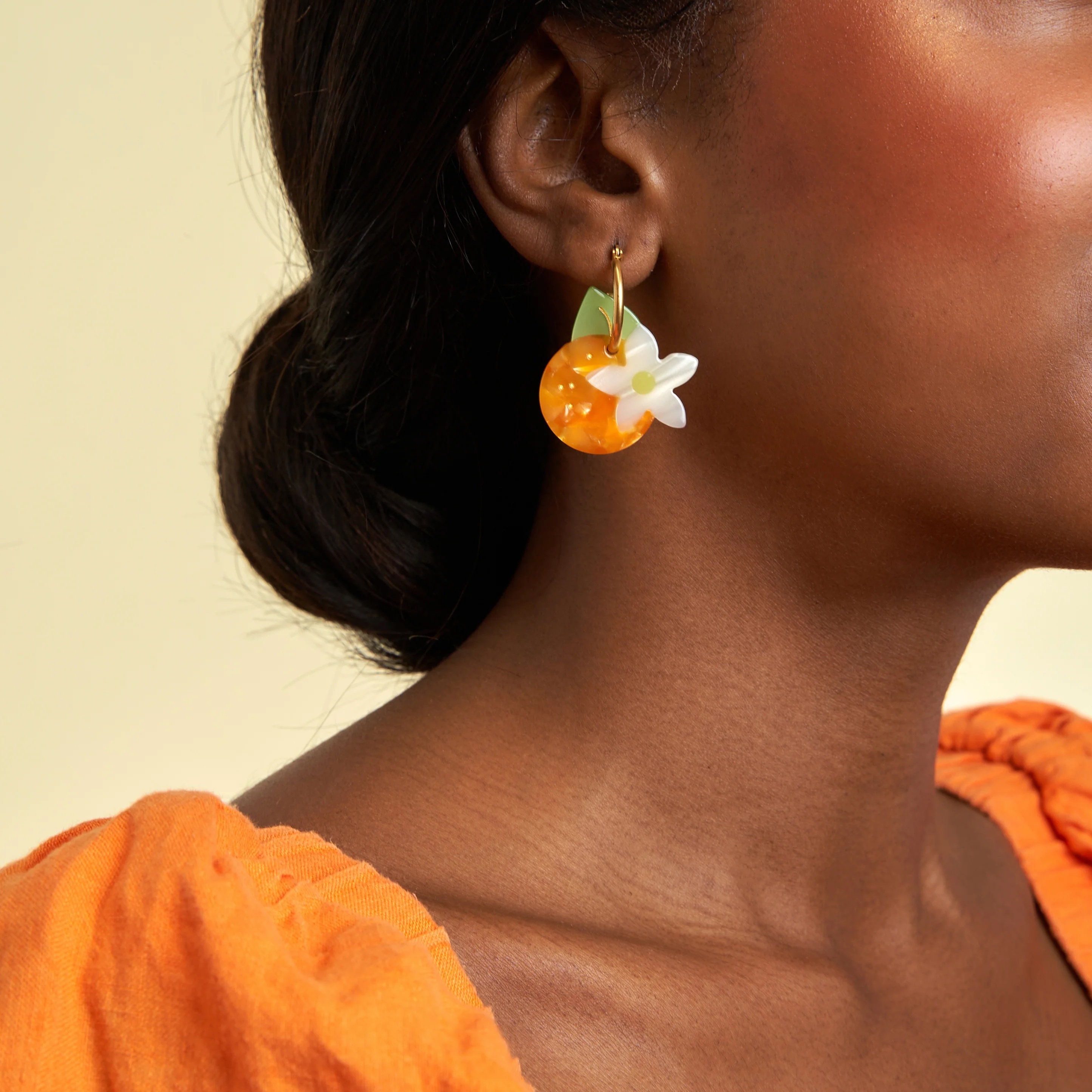 ORANGE BLOSSOM EARRINGS｜Coucou Suzette