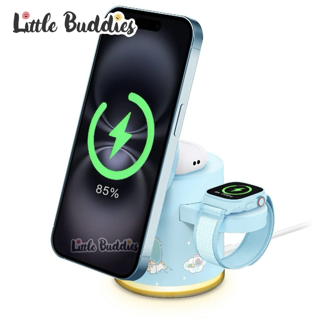 XPower Sanrio Little Twin Stars 迷你掌心5合1磁吸無線充電座