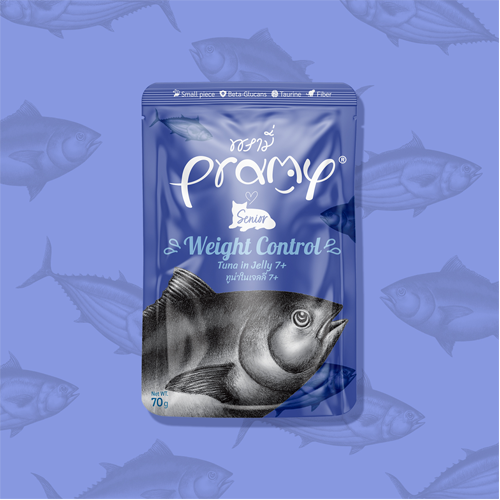 Pramy | 高齡貓7+ (啫喱系列) 功能性貓濕包 70g