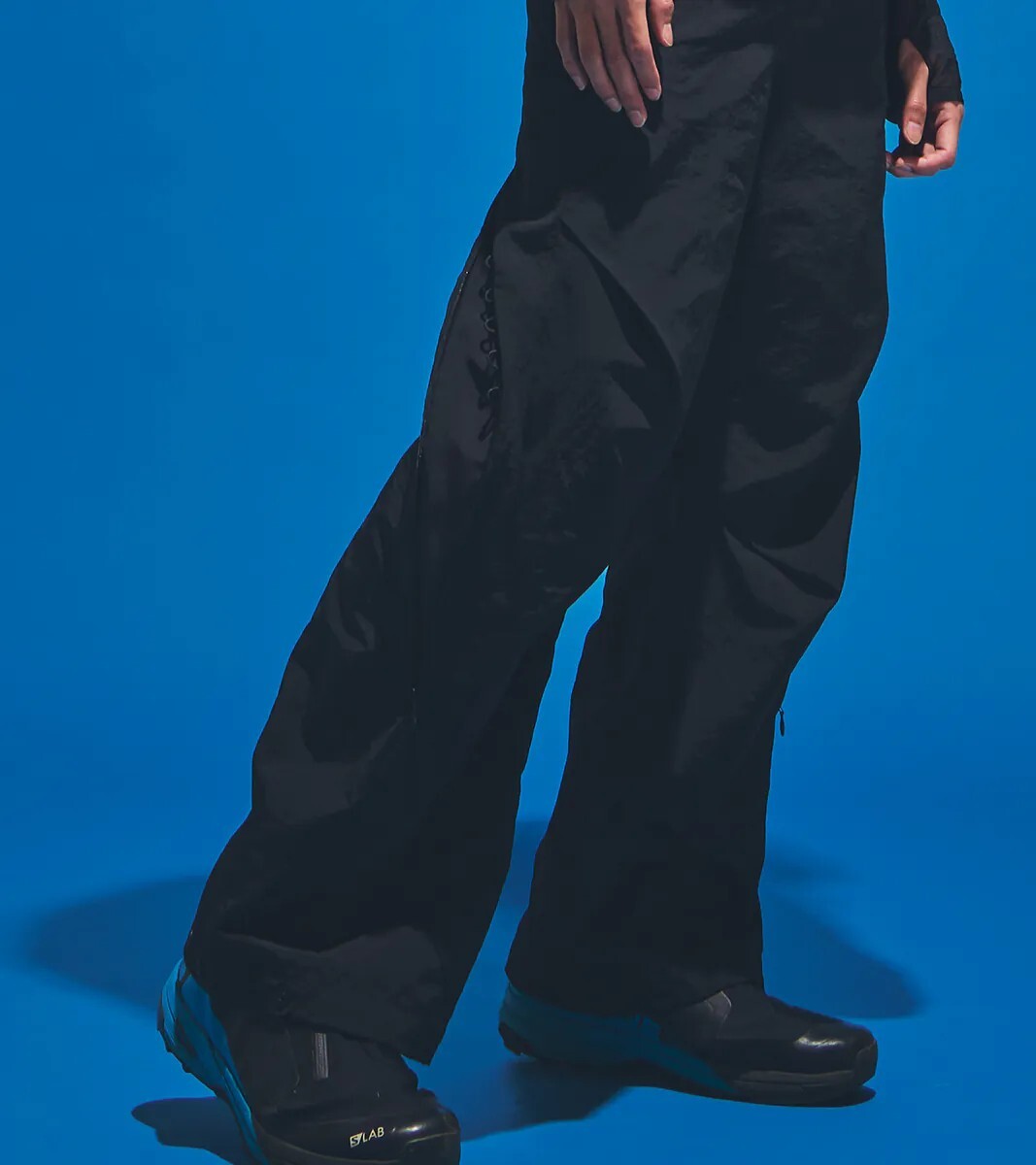 Nozzle Quiz Vrc Bootcut Pants 抗撕裂 隱藏口袋 直筒 尼龍 長褲