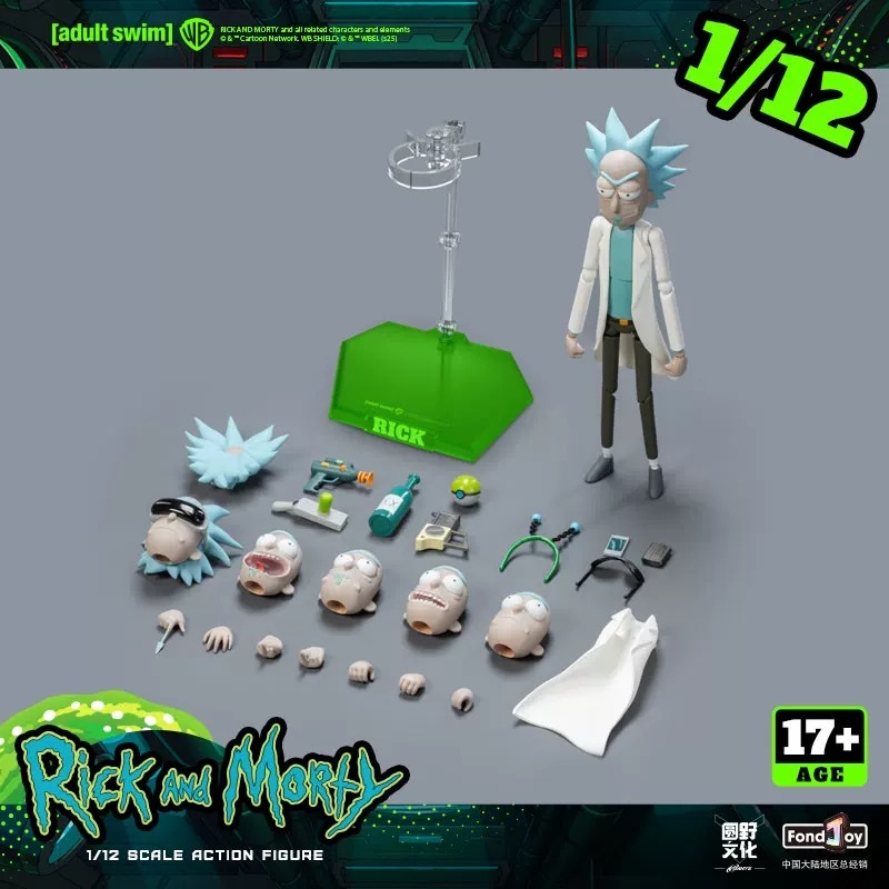 FondJoy 1/12 Rick And Morty Action Figure (S