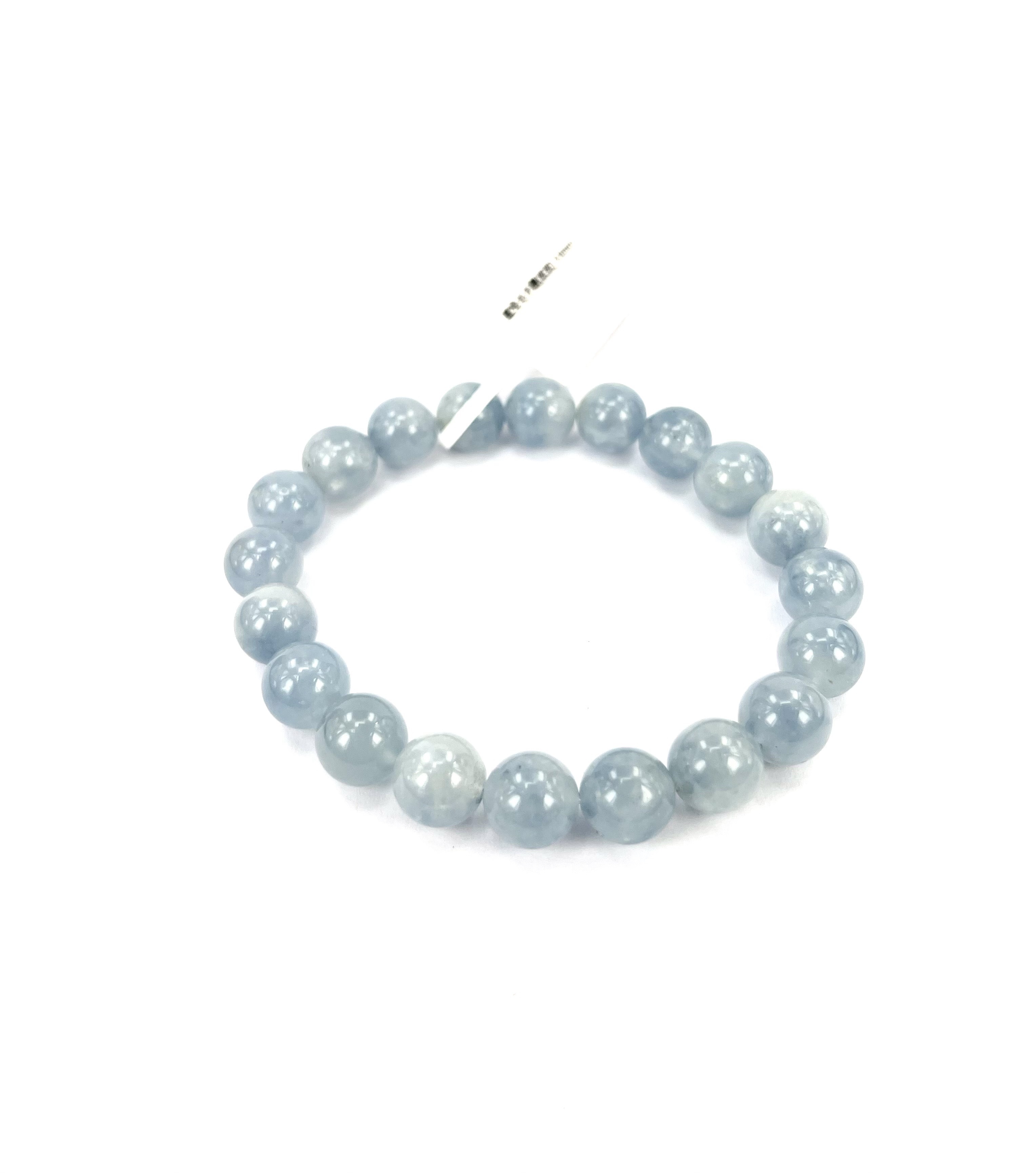 藍兔毛手鏈 9.4mm  (一圖一物)