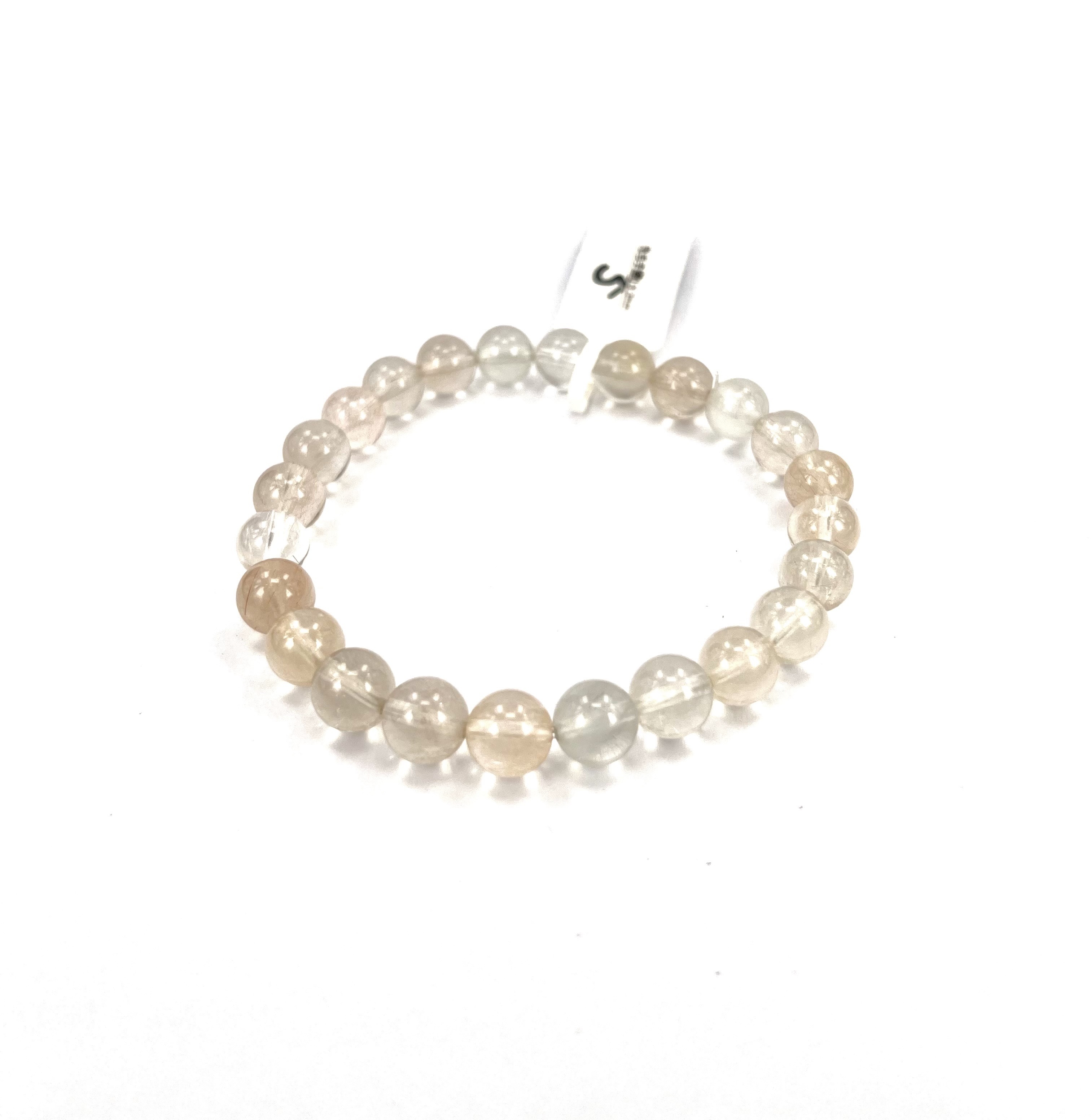 彩兔毛手鏈8.2mm (5467)