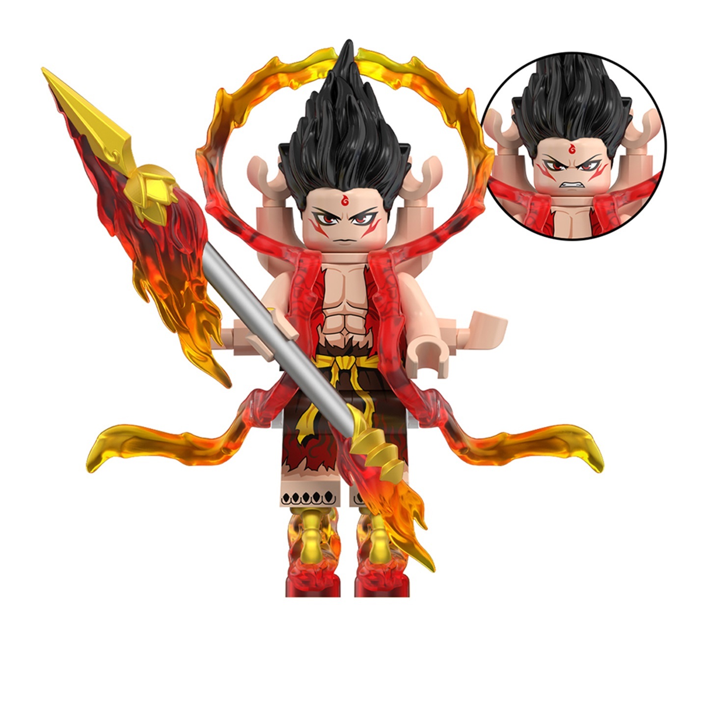 Ne zha Custom Minifigures Minifigs Fit Lego QD0009