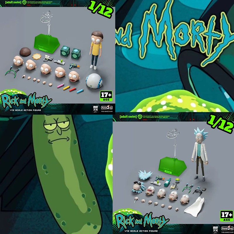 Fondjoy 1/12  Rick And Morty Action Figure (Set)