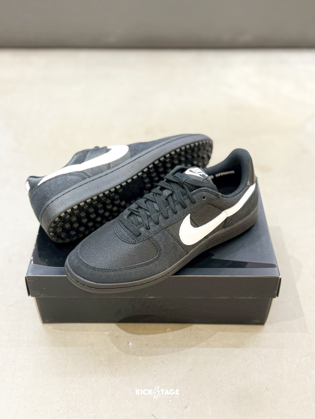 男鞋 NIKE FIELD GENERAL 黑白 麂皮 休閒 美式足球 橄欖球 復古 德訓鞋 運動鞋【HF3165-001】FG82