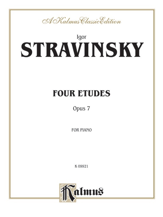 《Igor Stravinsky: Four Etudes, Opus 7》