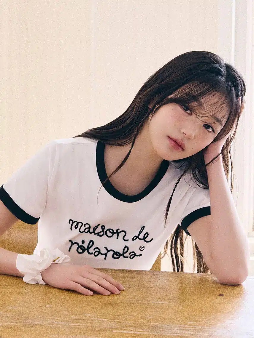 <快速出貨> ROLA ROLA 員瑛同款✨滾邊刺繡logo短T