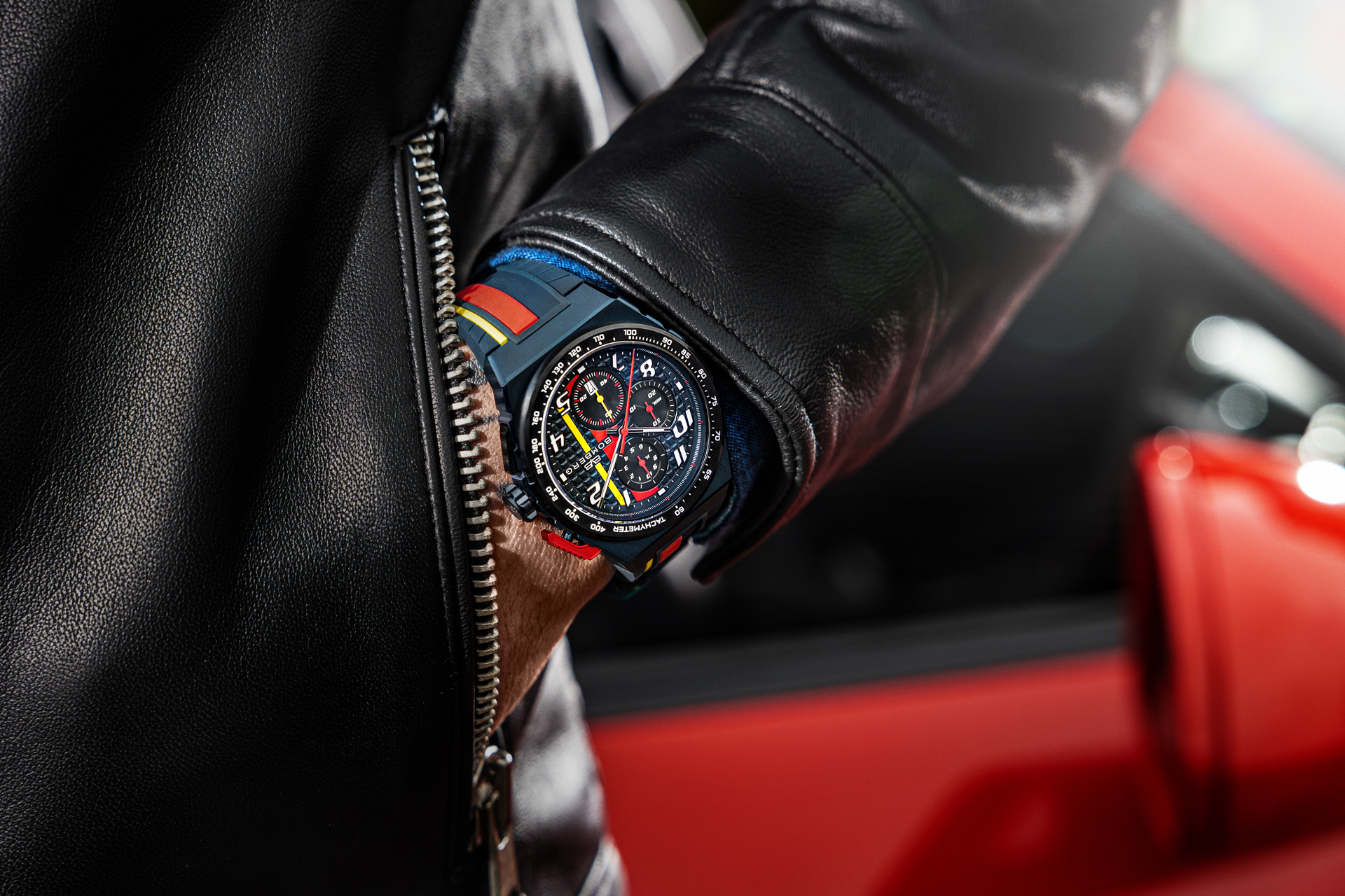 Bomberg, 炸彈錶,APEX 系列, APEX RB,午夜傳奇計時碼錶,賽車計時碼錶,電光藍,NT42CHPBL.01-4.12