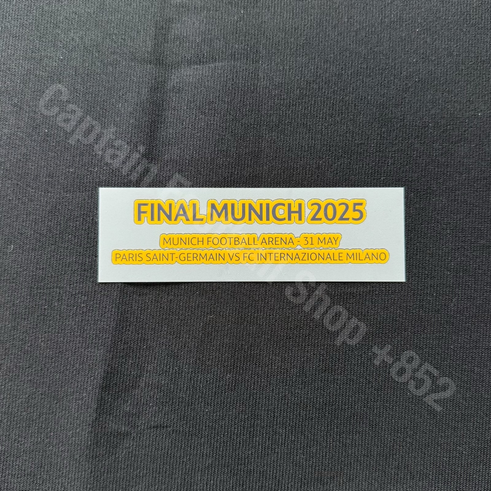 Official Inter Milan 2024-2025 UEFA Champions League Final Match Detail