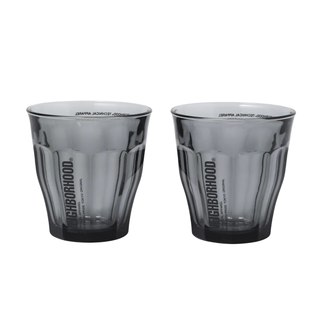 Neighborhood Logo Duralex Glass Set Clear 玻璃杯 二入一組 251OTNH-AC02