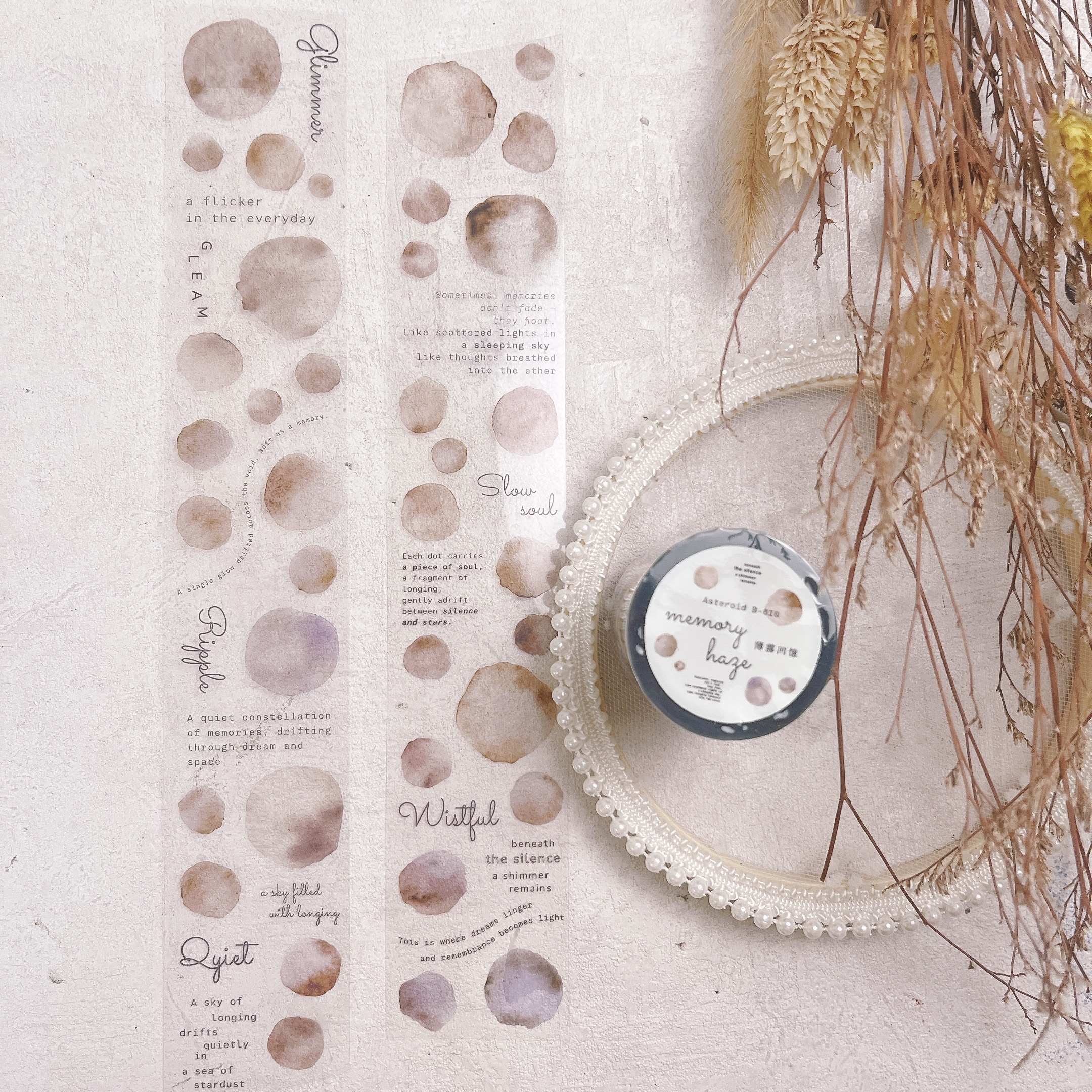 小行星｜薄霧回憶 亮面PET膠帶