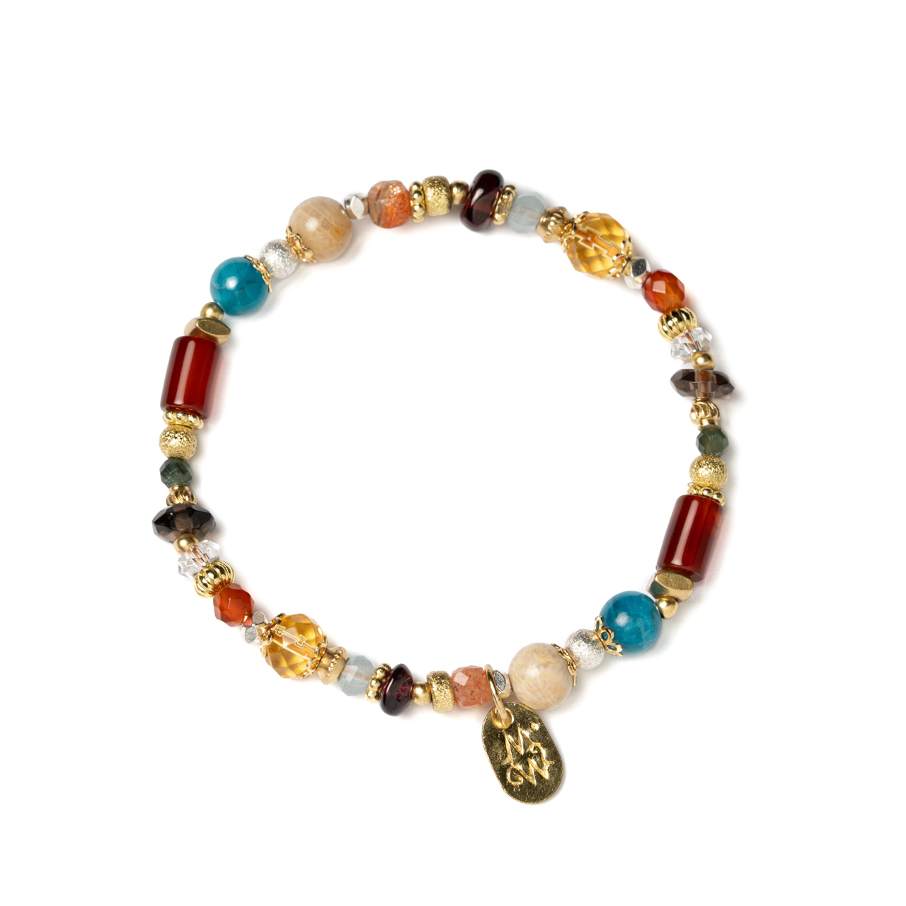 且慢｜紅玉髓珊瑚玉磷灰石手鍊 C1724