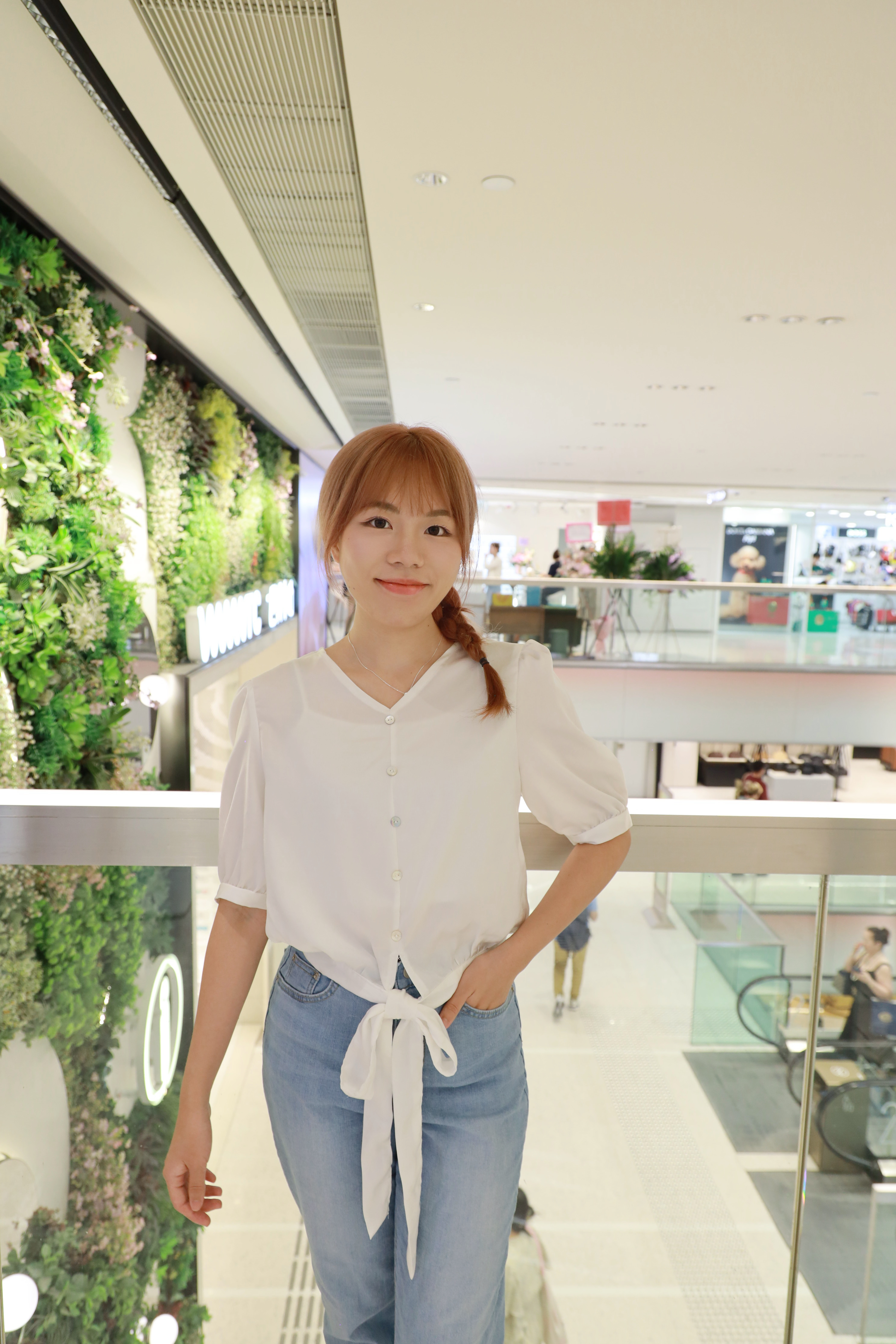 ||TOP576|| 兩著滑料蝴蝶結Blouse