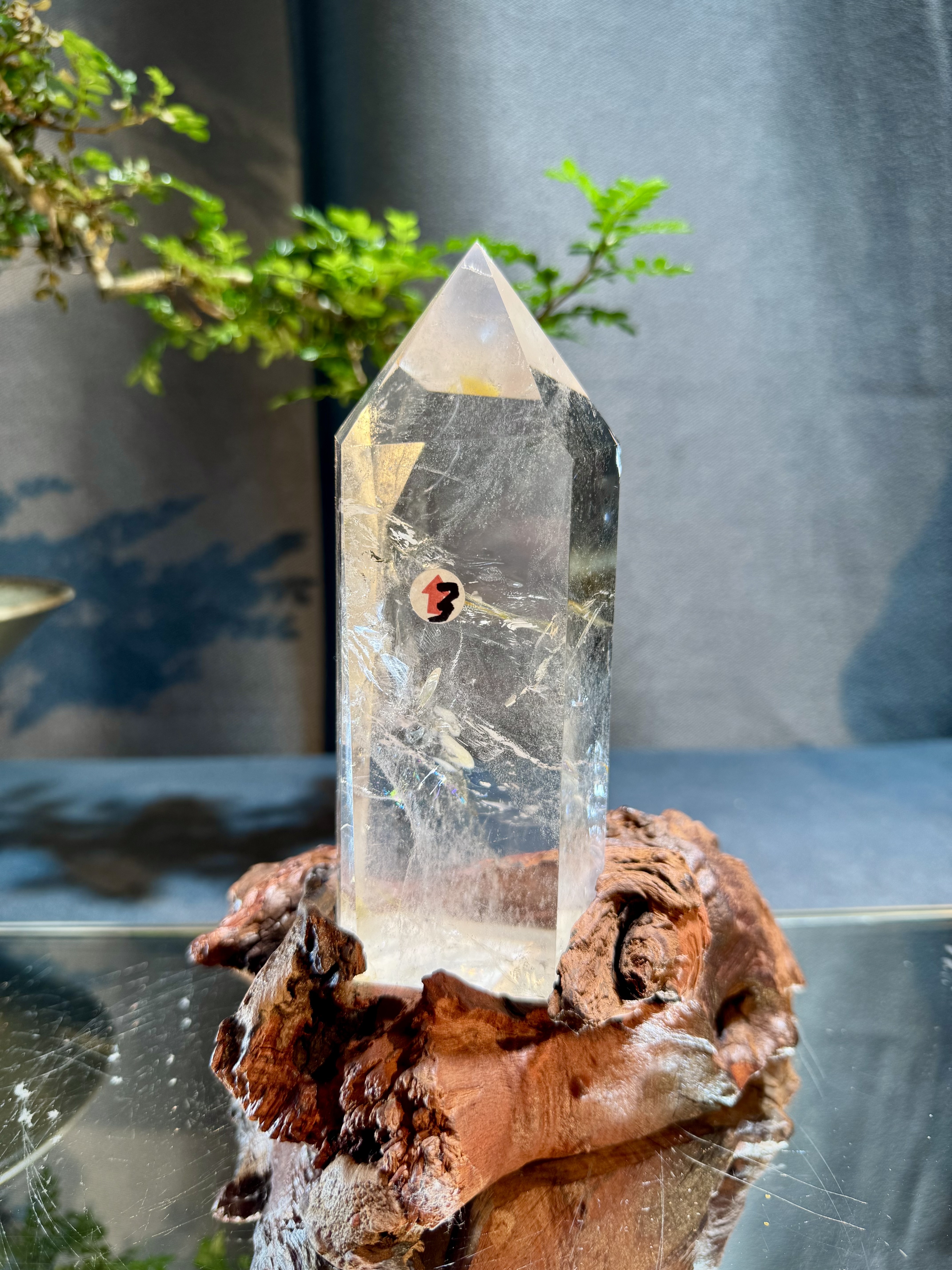 頂級白水晶柱 5533